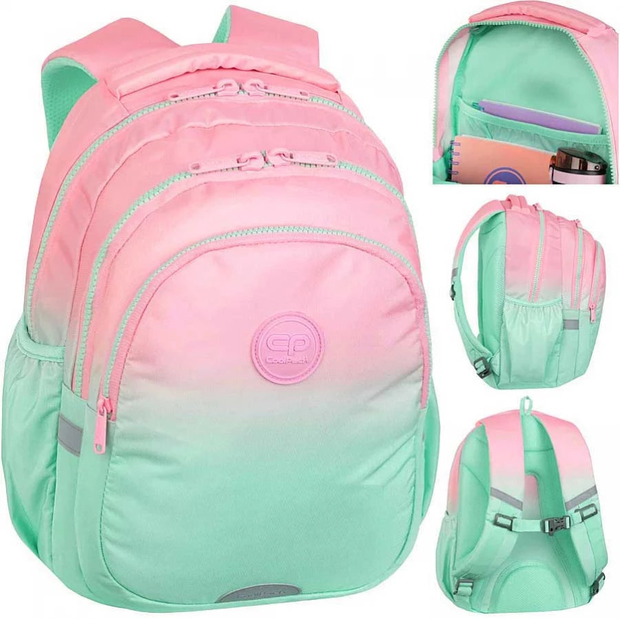 Mokyklinė kuprinė Gradient Strawberry – CoolPack Jerry