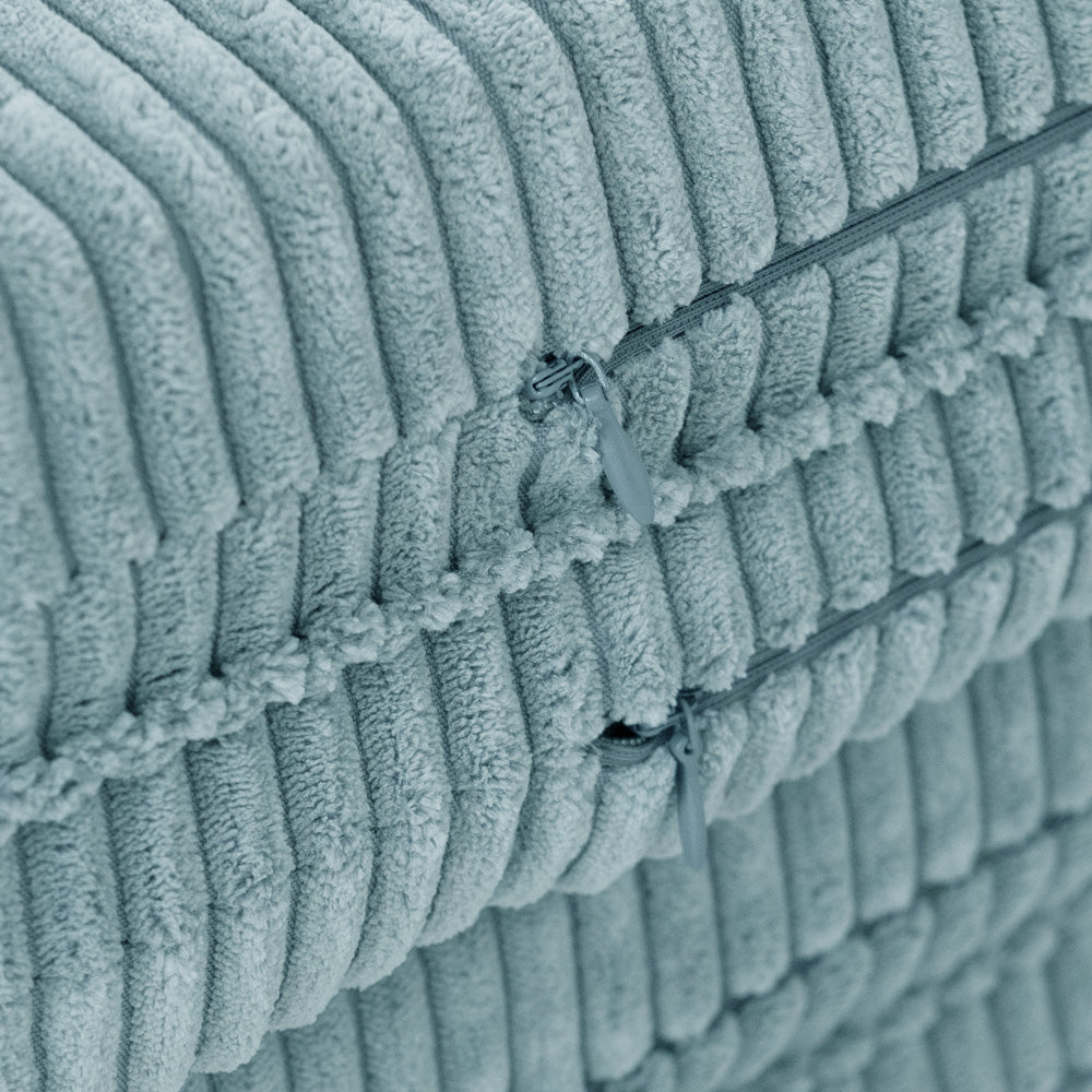 Veliūrinio kilimėlio PLUSH NEST, Mėlynas, audinio detalė – vaizdas 4