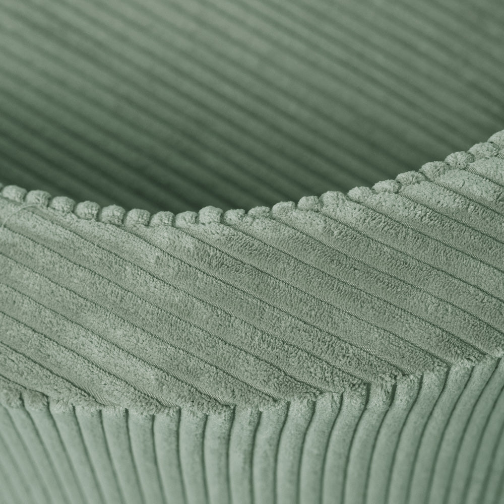 Premium Pliušinis Vaikų Fotelis Lizdas, Minkštas Žalias Velvetas – vaizdas 3