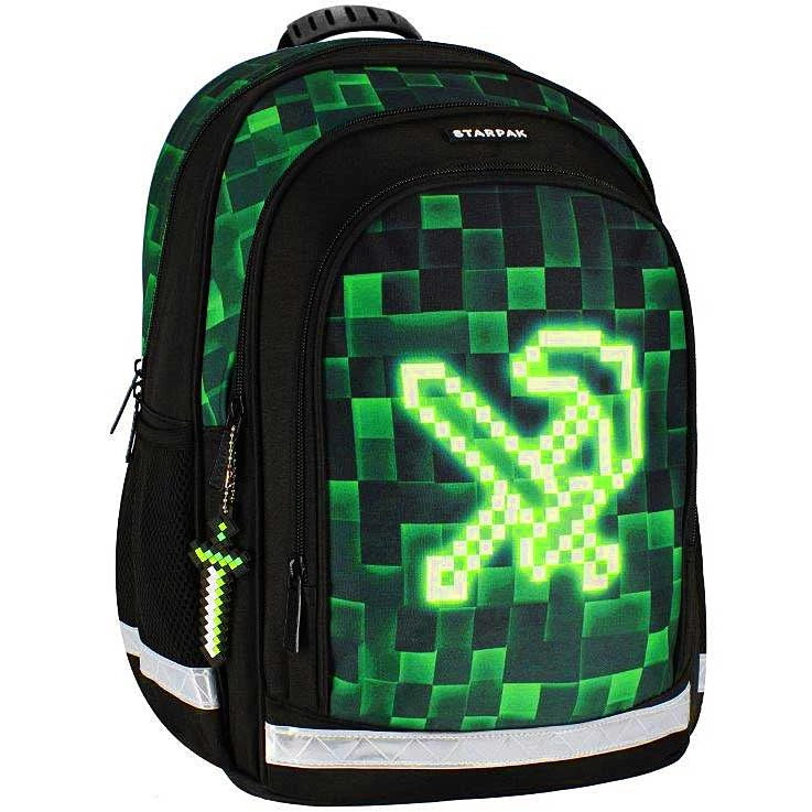 Mokyklinė kuprinė Pixel Green – Starpak