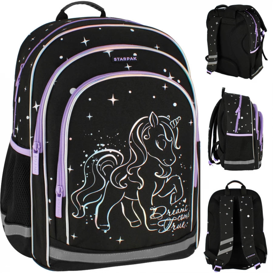 Mokyklinė kuprinė Unicorn Holo – Starpak