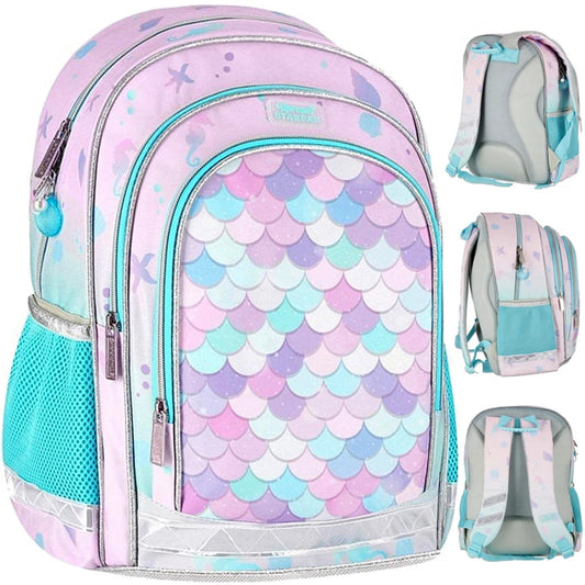 Mokyklinė kuprinė undinėlė pastel – Starpak