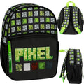 Mini ikimokyklinė kuprinė Pixel žalia – Starpak