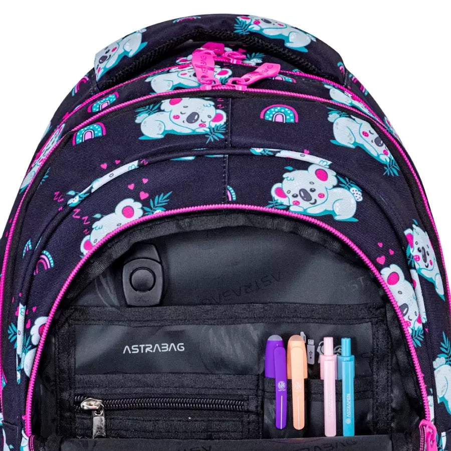 Mokyklinė kuprinė Sleepy Koala – AstraBag