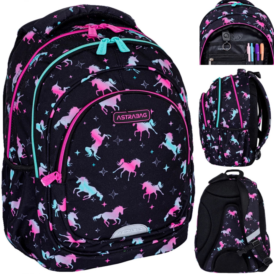 Mokyklinė kuprinė Unicorn Squad – AstraBag