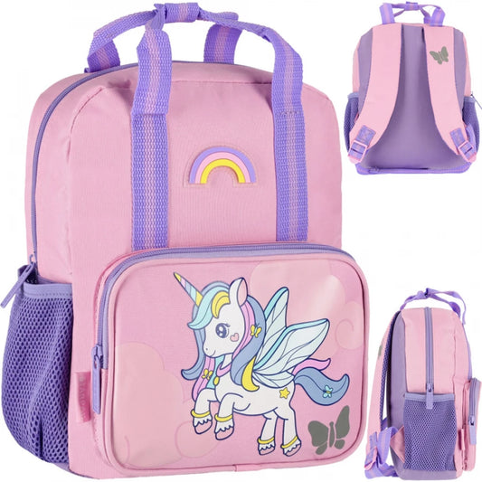 Vidutinė ikimokyklinė kuprinė Unicorn vaivorykštė – Starpak