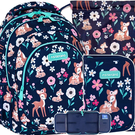 Mokyklinė kuprinė Baby Deer – AstraBag