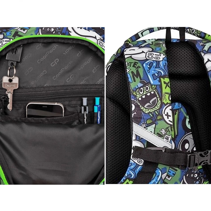 Mokyklinė kuprinė Monster Team – CoolPack