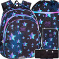 Mokyklinė kuprinė Star Night rinkinys 3 dalių – CoolPack