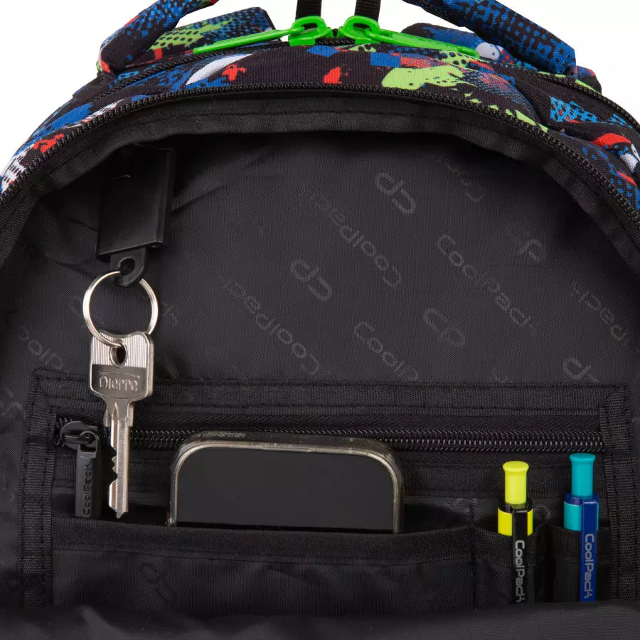 Mokyklinė kuprinė Football Blue – CoolPack