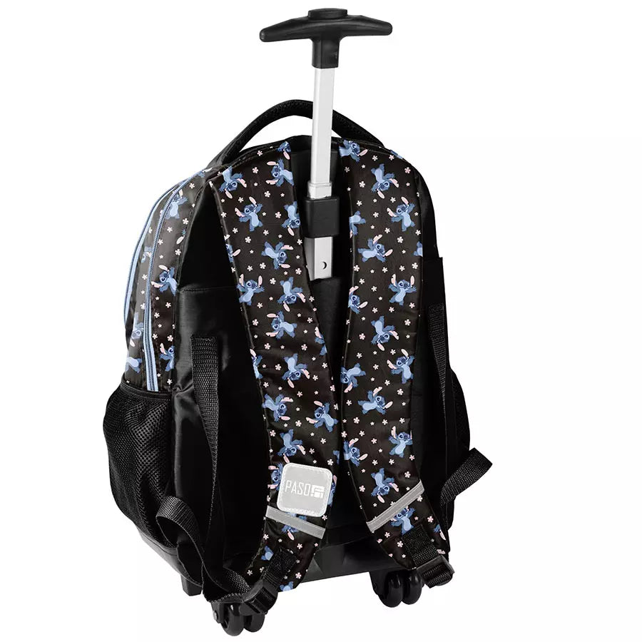 Mokyklinė kuprinė ant ratukų Stitch mėlyna – Paso