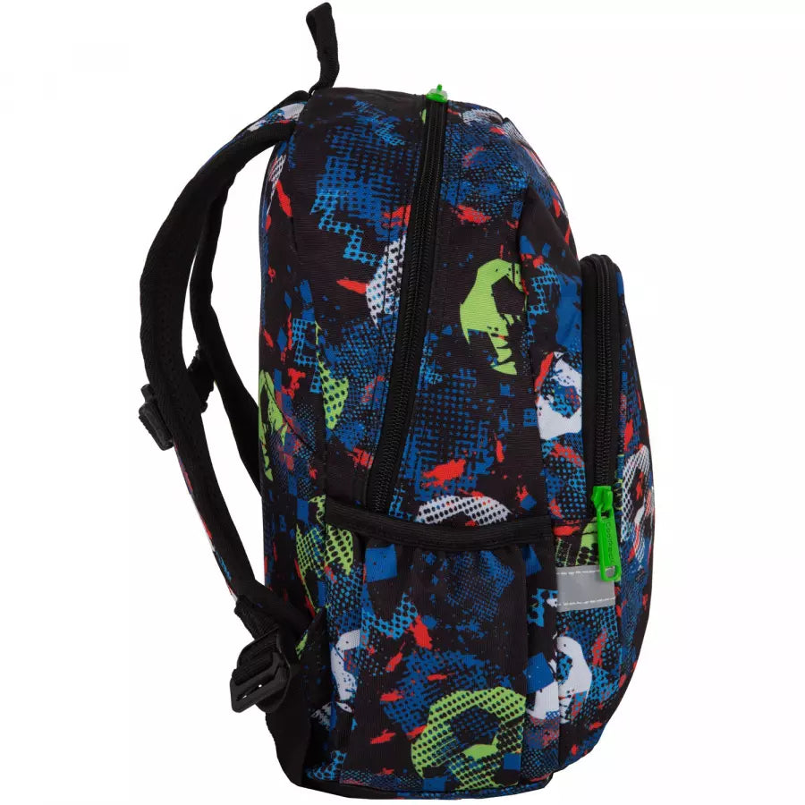 Mokyklinė-iškylos kuprinė Football Blue – CoolPack Toby