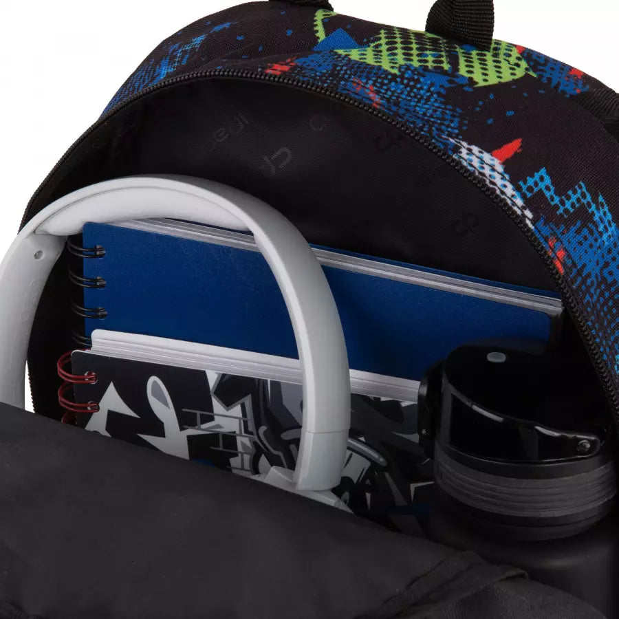 Mokyklinė-iškylos kuprinė Football Blue – CoolPack Toby
