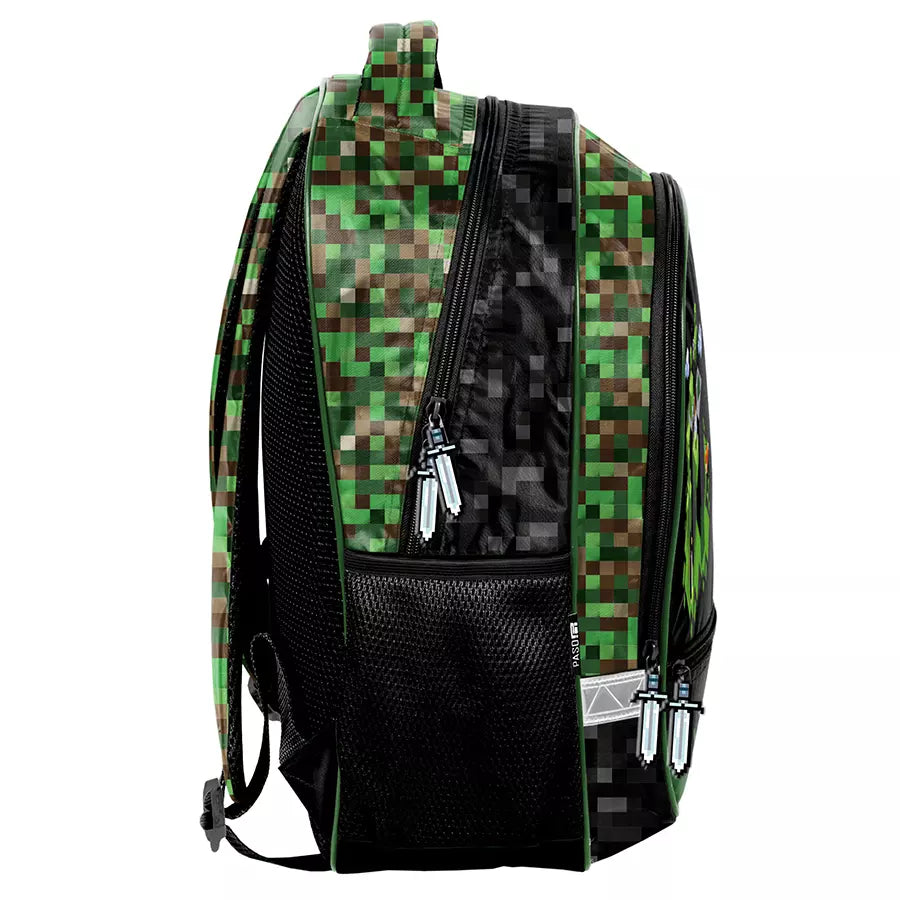 Mokyklinė kuprinė Pixel Green – Paso