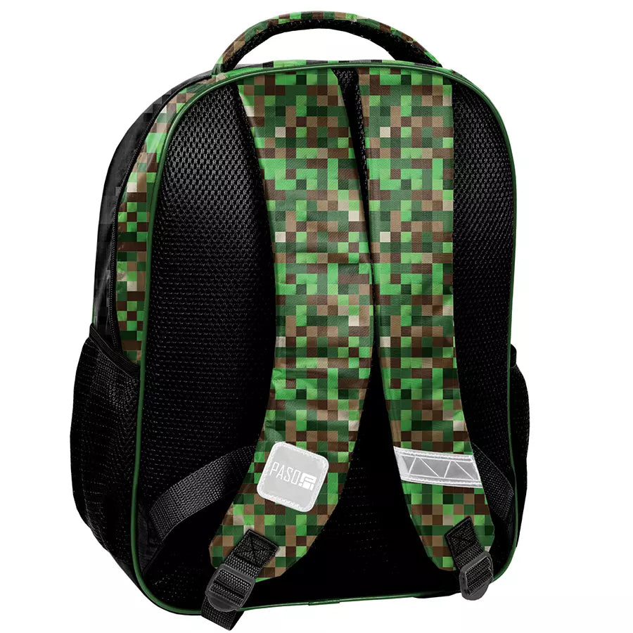 Mokyklinė kuprinė Pixel Green – Paso