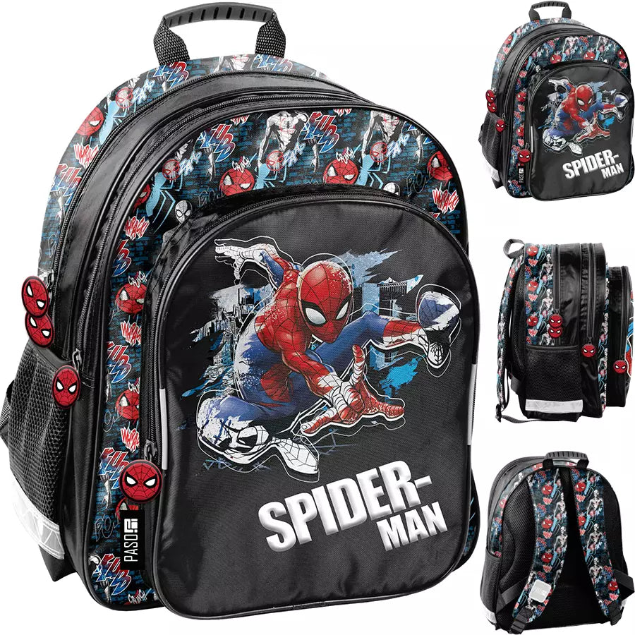 Mokyklinė kuprinė Spider Man juoda – Paso