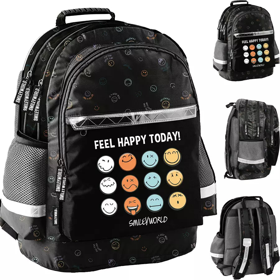 Mokyklinė kuprinė Feel Happy – Paso