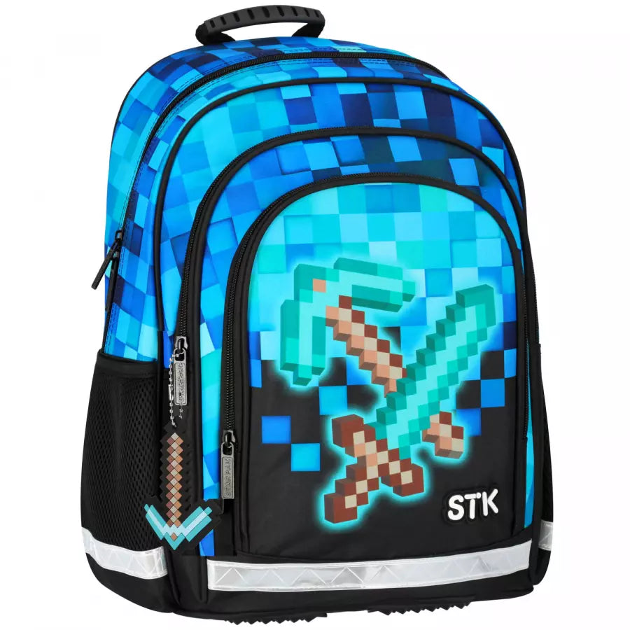 Mokyklinė kuprinė Pixel Blue – Starpak