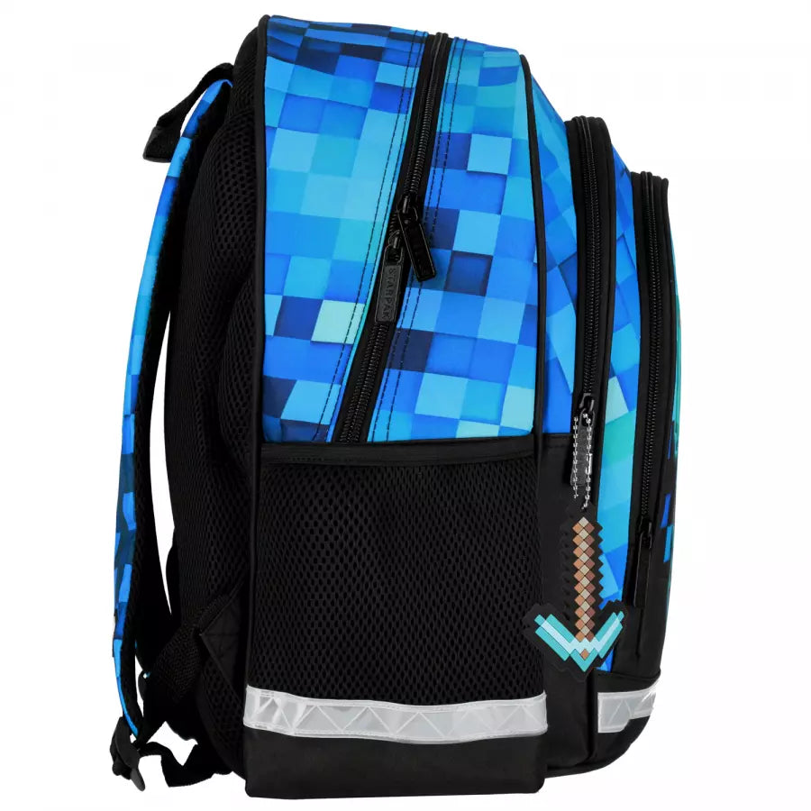 Mokyklinė kuprinė Pixel Blue – Starpak