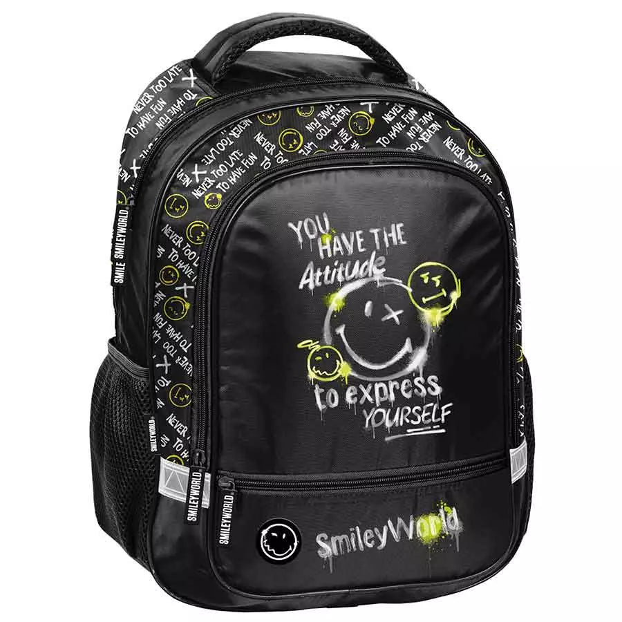 Mokyklinė kuprinė Smiley World – Paso