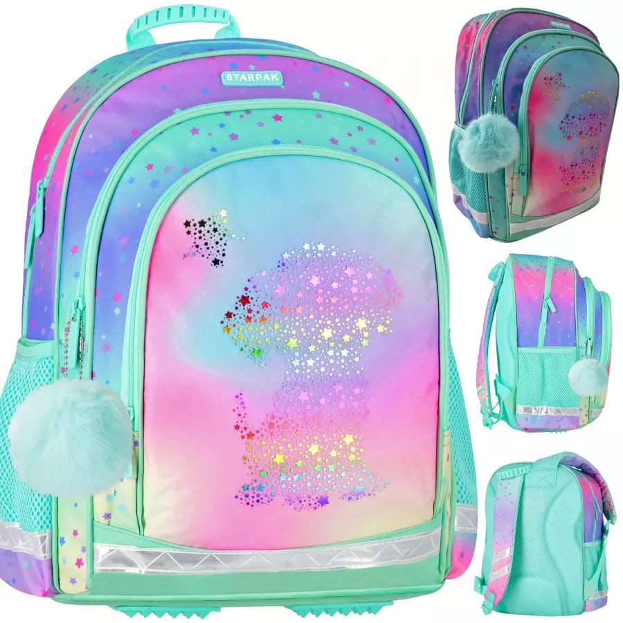 Mokyklinė kuprinė Ombre Doggy – Starpak