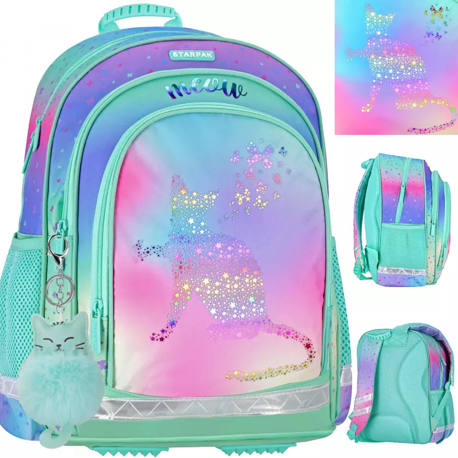 Mokyklinė kuprinė Ombre Kitty – Starpak