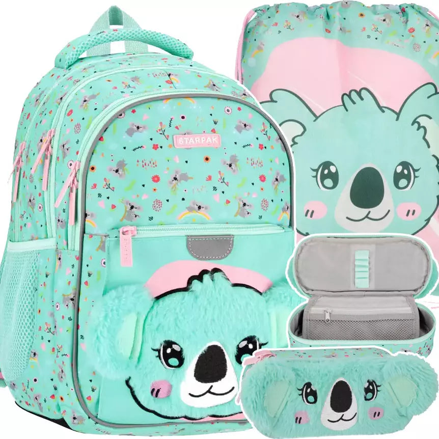 Mokyklinis rinkinys 3 dalių Koala kuprinė – Starpak