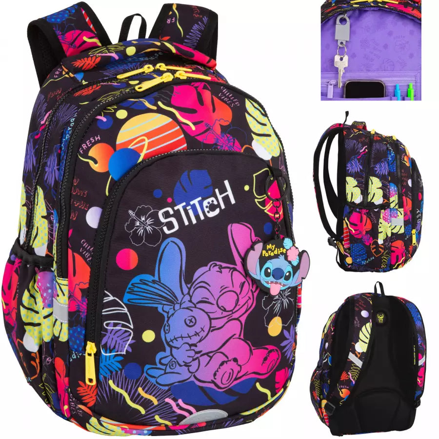 Mokyklinė kuprinė Stitch Black – CoolPack