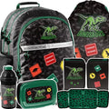 Mokyklinis rinkinys 5 dalių Dino Green kuprinė – Paso