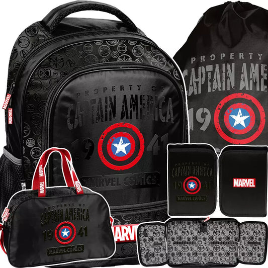 Mokyklinė kuprinė Captain America – Paso