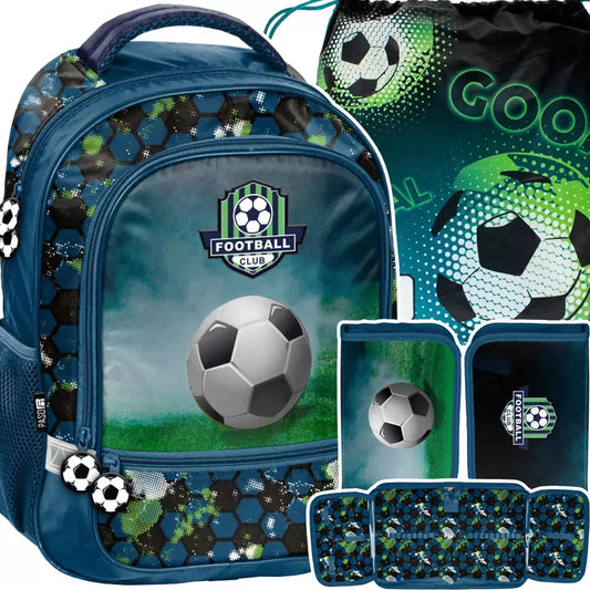 Mokyklinis rinkinys 3 dalių Futbolas kuprinė – Paso
