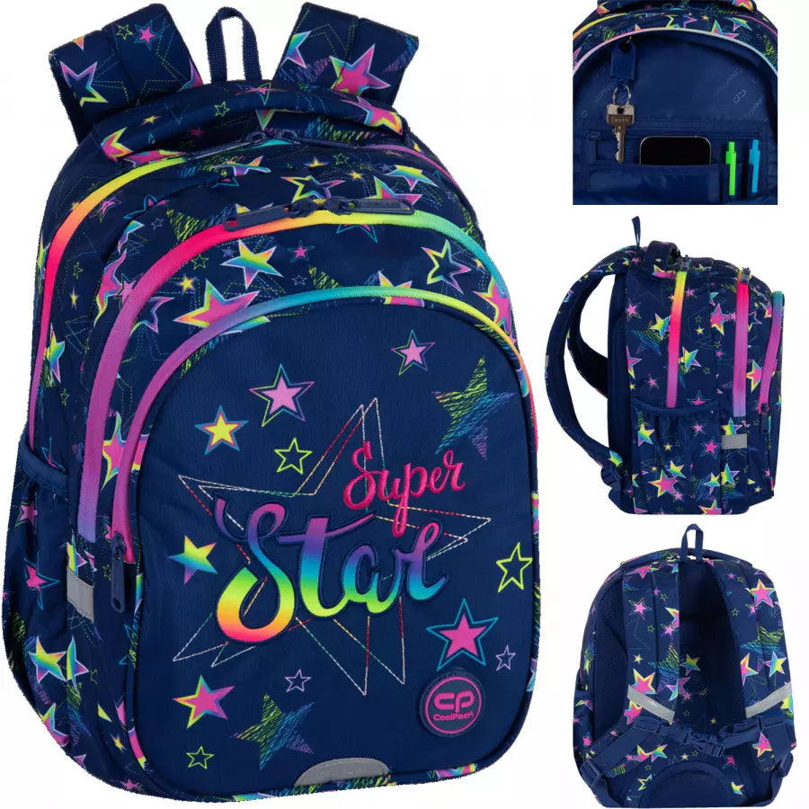 Mokyklinė kuprinė Stars – CoolPack Jerry