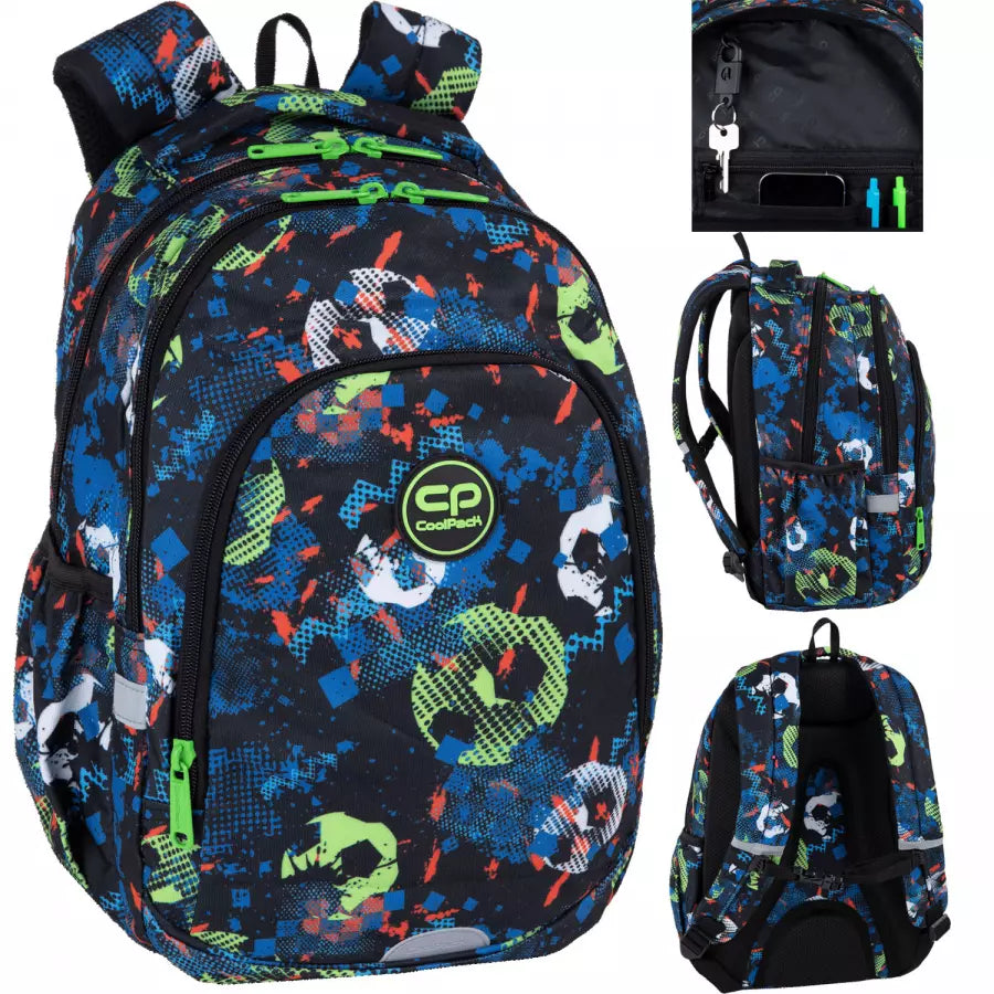 Mokyklinė kuprinė Football – CoolPack
