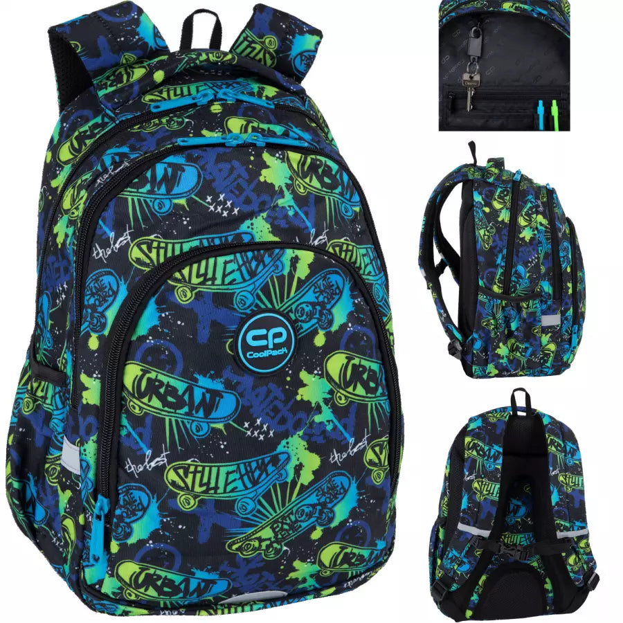Mokyklinė kuprinė Skate Night – CoolPack