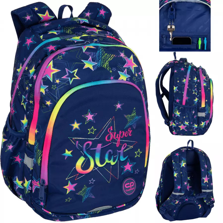Mokyklinė kuprinė Stars – CoolPack Prime Pro