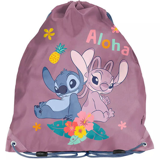 Sportinis maišelis Stitch Aloha Rožinis – Paso