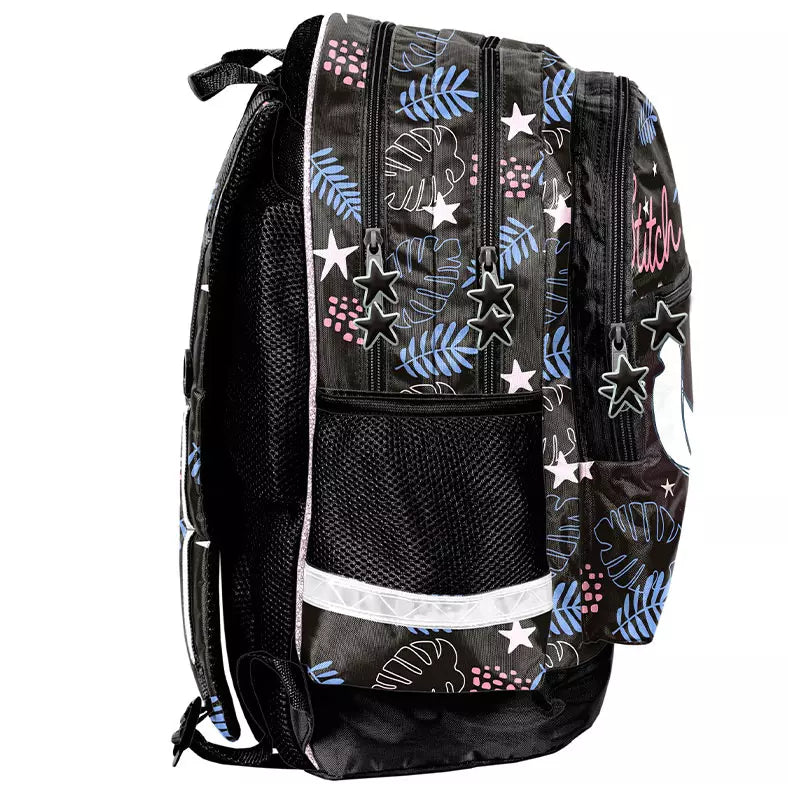 Mokyklinė kuprinė Stitch juoda – Paso