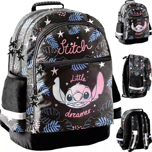 Mokyklinė kuprinė Stitch juoda – Paso