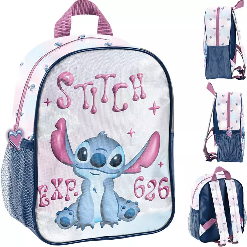 Priešmokyklinio amžiaus kuprinė Stitch Širdis – Paso