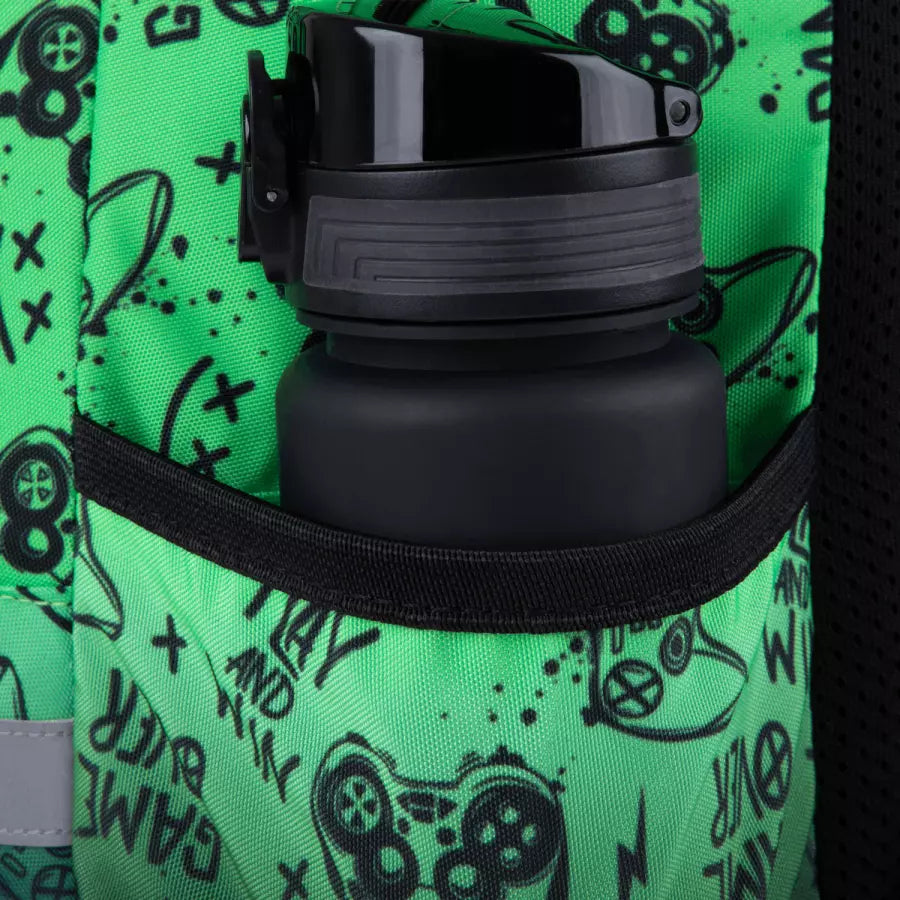 Mokyklinė kuprinė Game Over Gradient Green – CoolPack