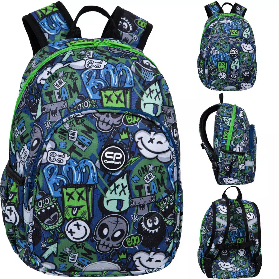 Mokyklinė kuprinė Monster Team – CoolPack