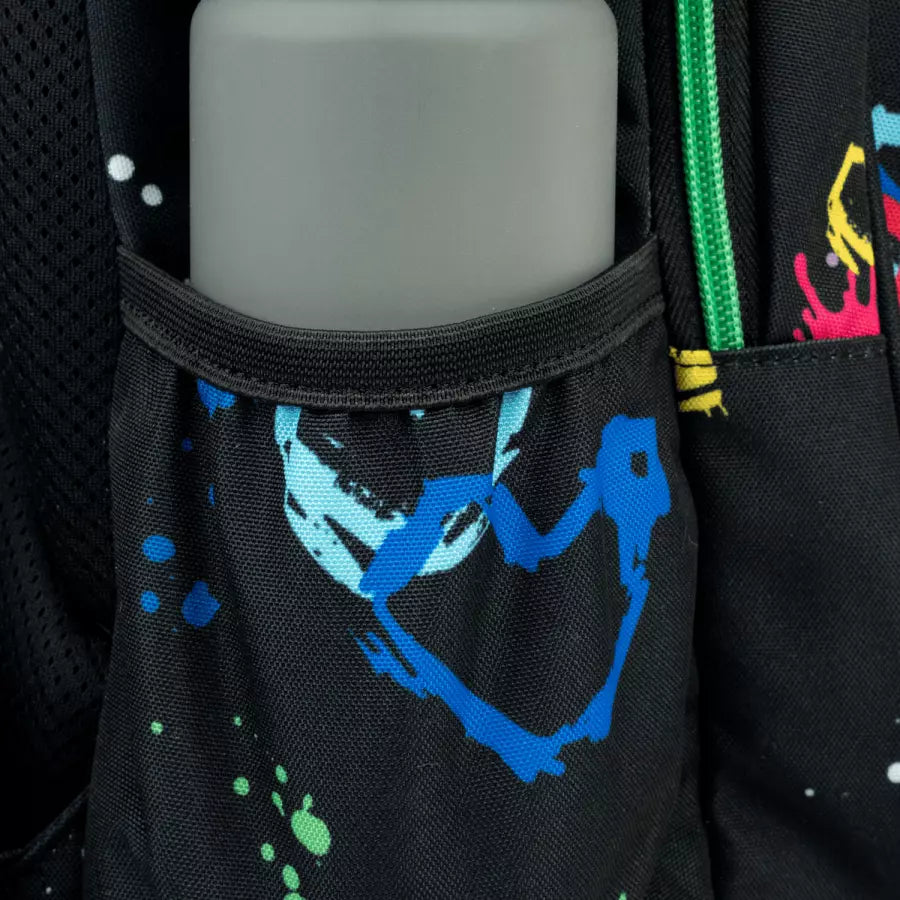 Mokyklinė kuprinė Hello Kitty juoda neoninė – CoolPack
