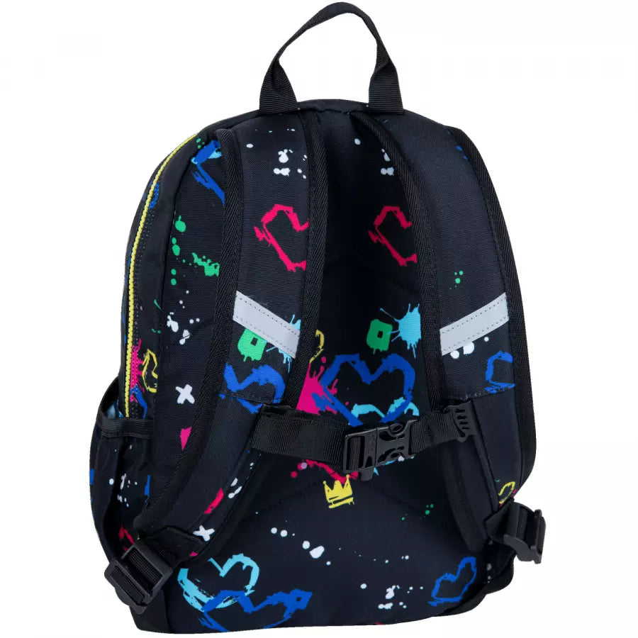 Mokyklinė kuprinė Hello Kitty juoda neoninė – CoolPack