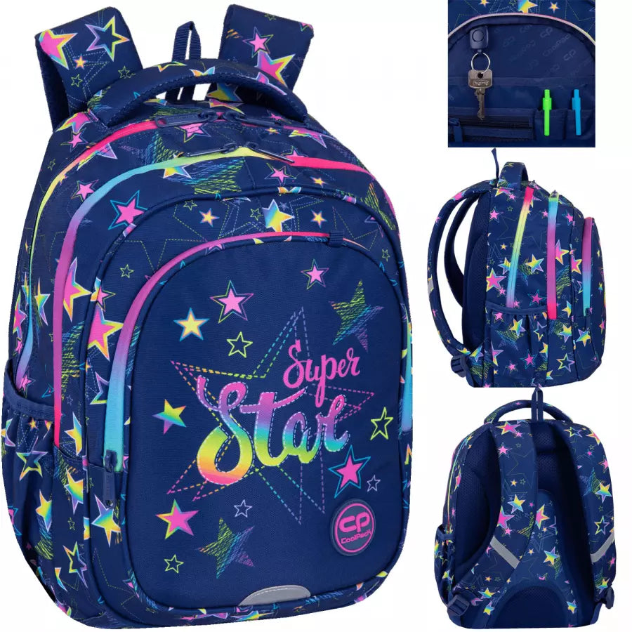 Mokyklinė kuprinė žvaigždės – CoolPack