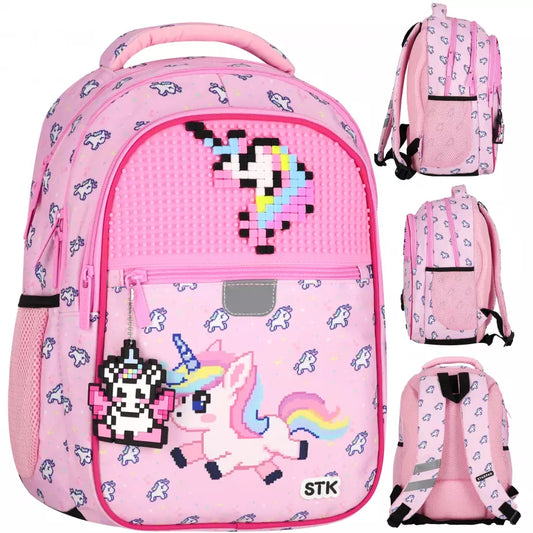 Mokyklinė kuprinė Pixel Unicorn – Starpak