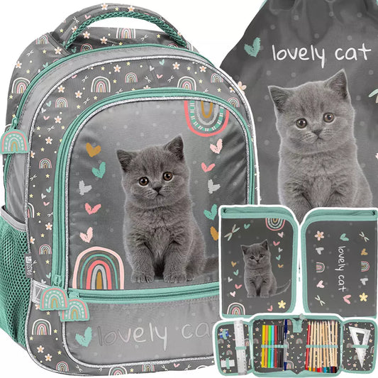 Mokyklinis rinkinys Grey Cat 3el. – Paso