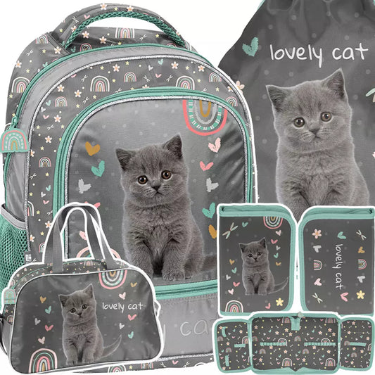 Mokyklinis rinkinys Grey Cat 4el. – Paso
