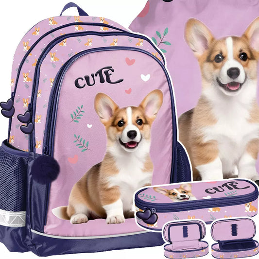 Mokyklinis rinkinys Corgi Lila 3el. – Paso