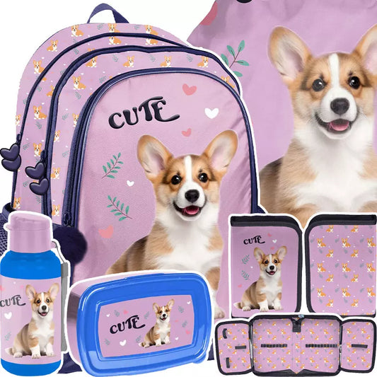 Mokyklinis rinkinys Corgi Lila 5el. – Paso