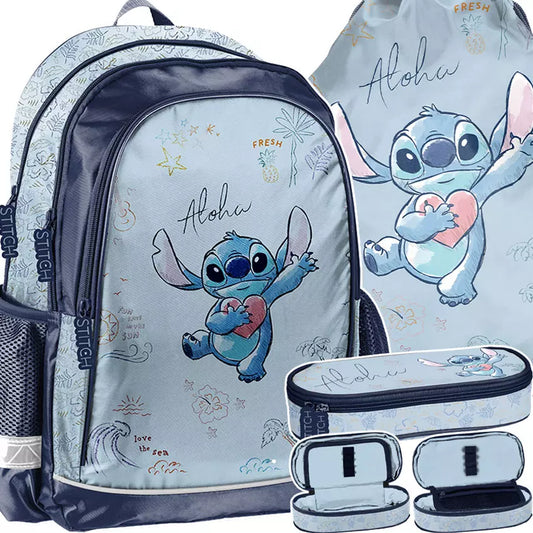 Mokyklinis rinkinys Stitch Blue – Paso